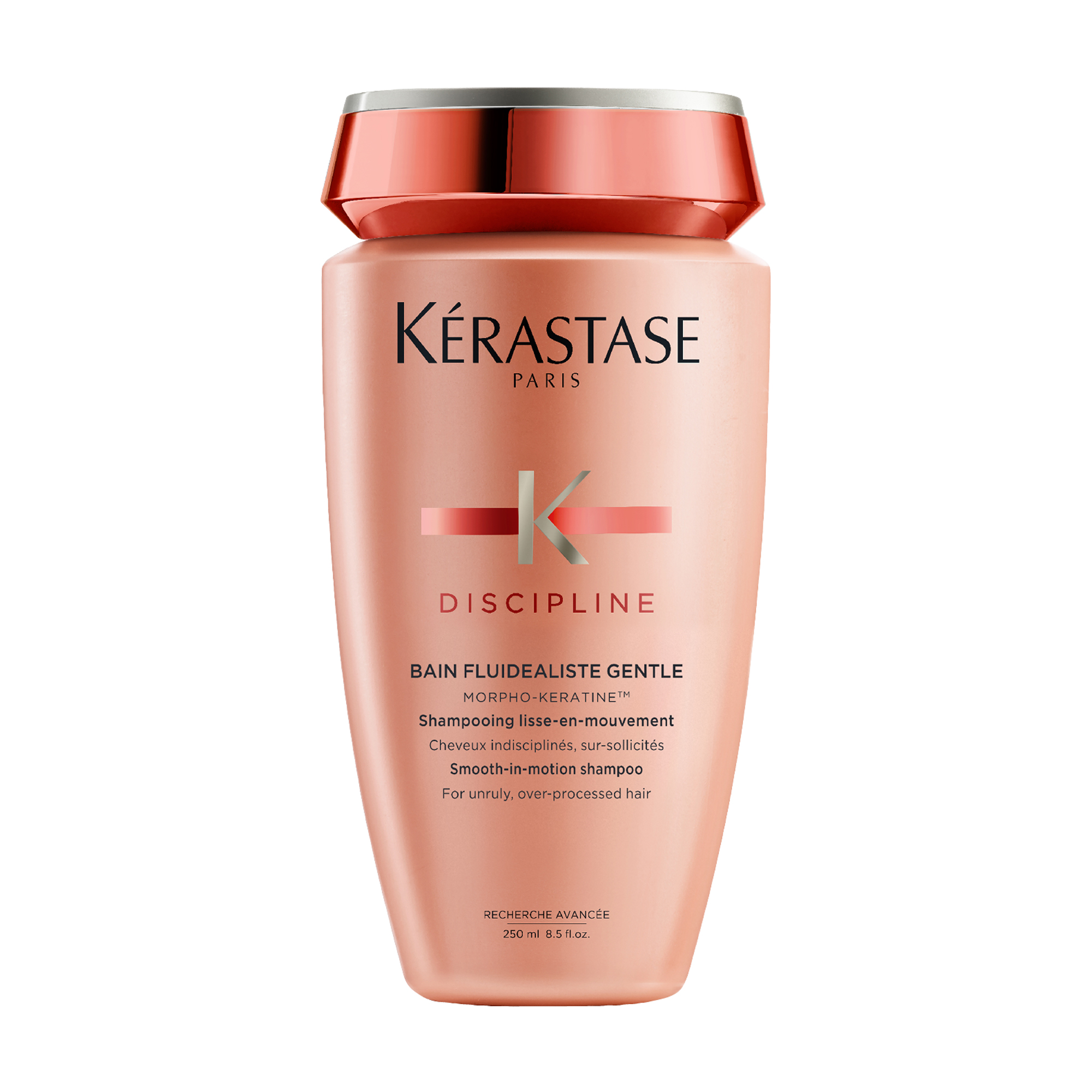 Безсульфатний шампунь-ванна Kerastase Discipline Bain Fluidealist Gentle No Sulfates для миттєвого розгладження неслухняного пошкодженого волосся, 250 мл